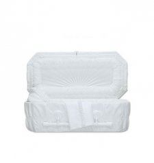 White Cloud Premie Child Casket