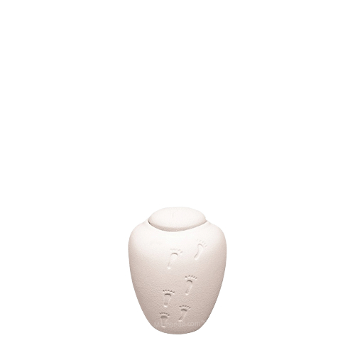 White Sand Biodegradable Small Urn