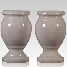 White Small Marble Vase