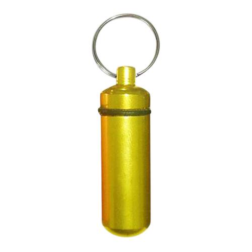 Yellow Cremation Keychain