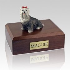 Yorkshire Terrier Gray Dog Urns