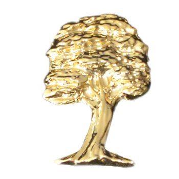 Gold Oak Tree Emblem