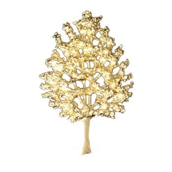 Gold Tree Of Life Emblem