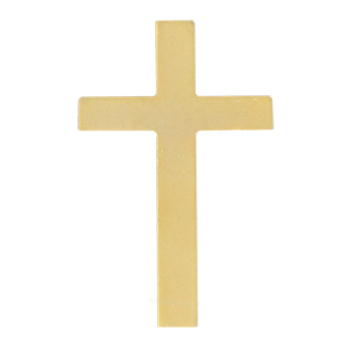 Gold Simple Cross Emblem
