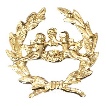 Gold Cherub Emblem