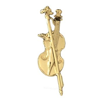 Gold Violin Emblem
