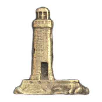 Antique Gold Lighthouse Emblem