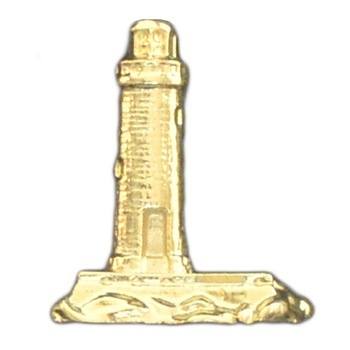 Gold Lighthouse Emblem