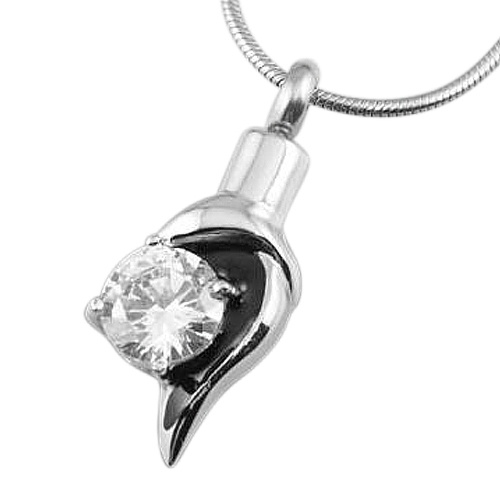 Crystal Shell Cremation Jewelry