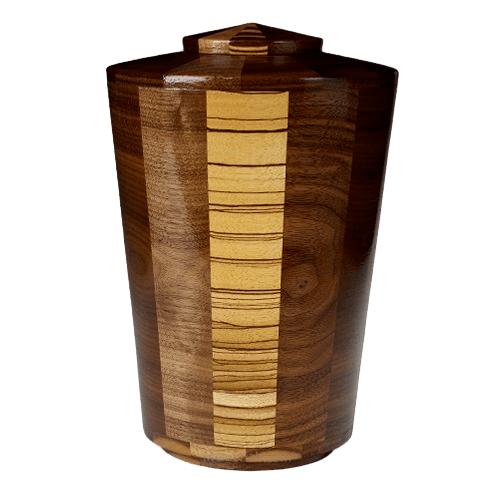 Zebra Wood Urn