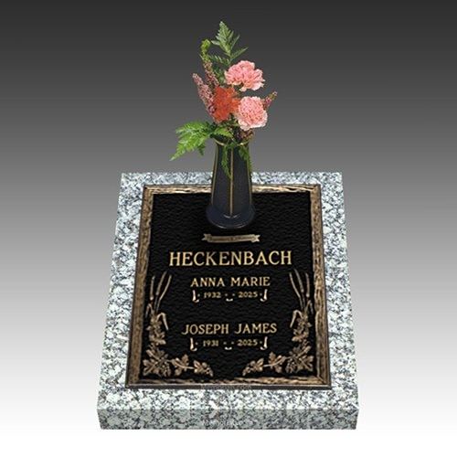 A Life Remembered Deep Bronze Headstone 24 x 30
