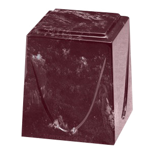 Merlot Saturn Marble Cremation Urn