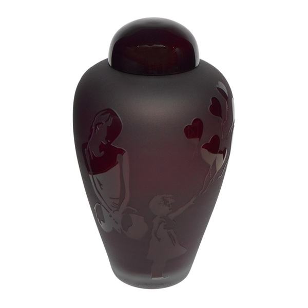 A Mothers Love Glass Urn