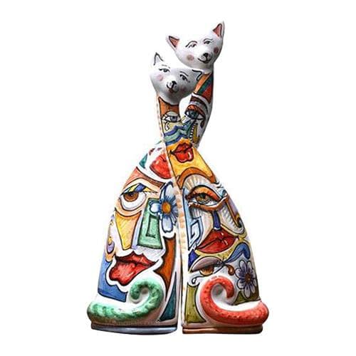 Abstract Cat Cremation Urns