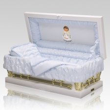 African American Boy Casket