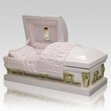 African American Girl Casket