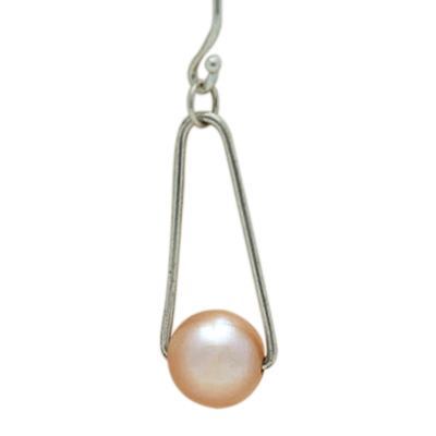 Always Gold Pearl Cremation Earrings