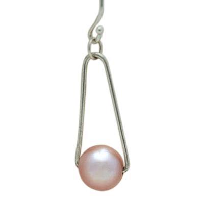 Always Lavender Pearl Cremation Earrings