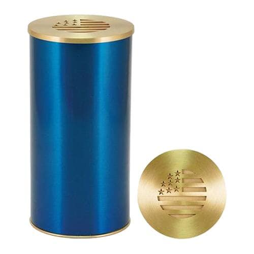 American Flag Cylinder Cremation Urn