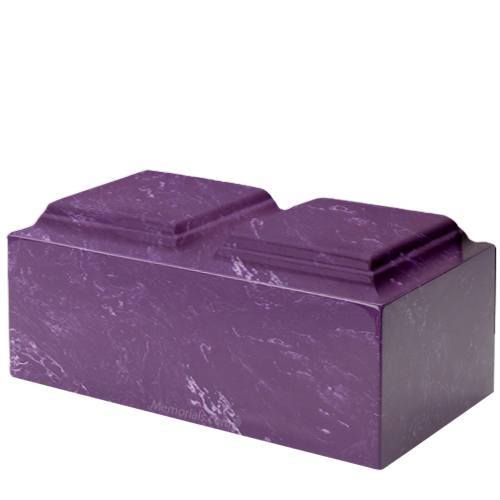 Amethyst Marble Companion Cremation Urn