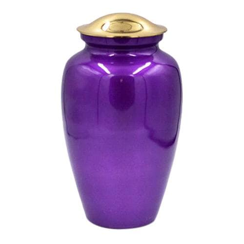 Ametrine Metal Cremation Urn