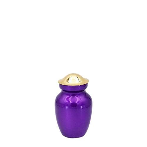 Ametrine Metal Keepsake Cremation Urn