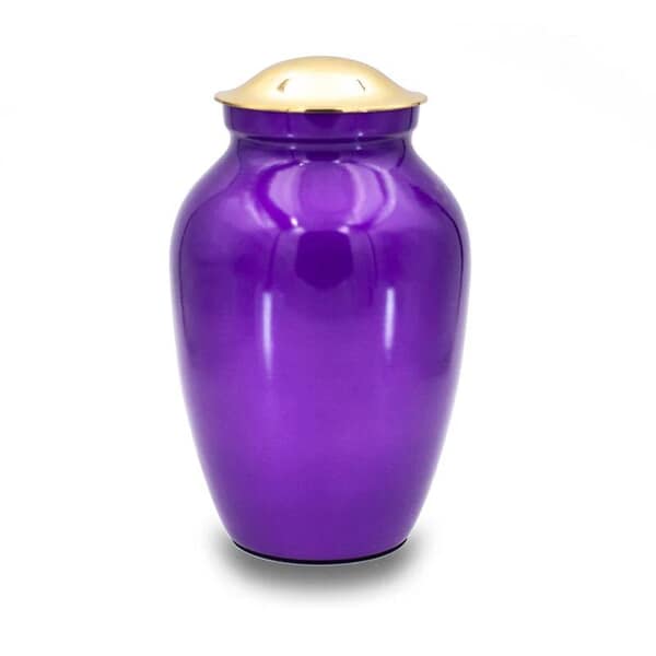 Ametrine Metal Medium Cremation Urn