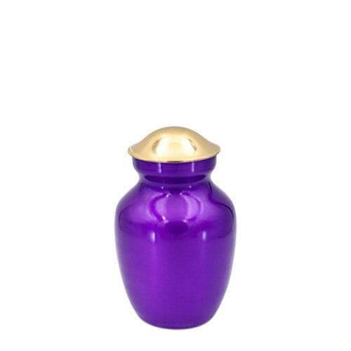 Ametrine Metal Small Cremation Urn