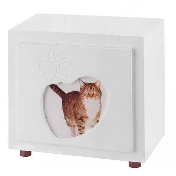Angel Paw Small Photo Pet Cremation Urn