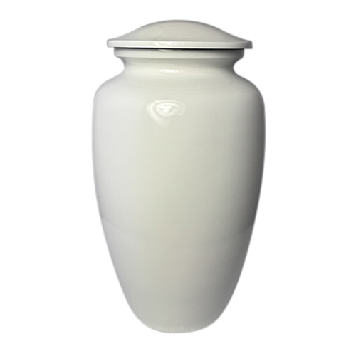 Angelic White Cremation Urn