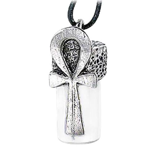 Life Ankh Glass Cremation Keepsake