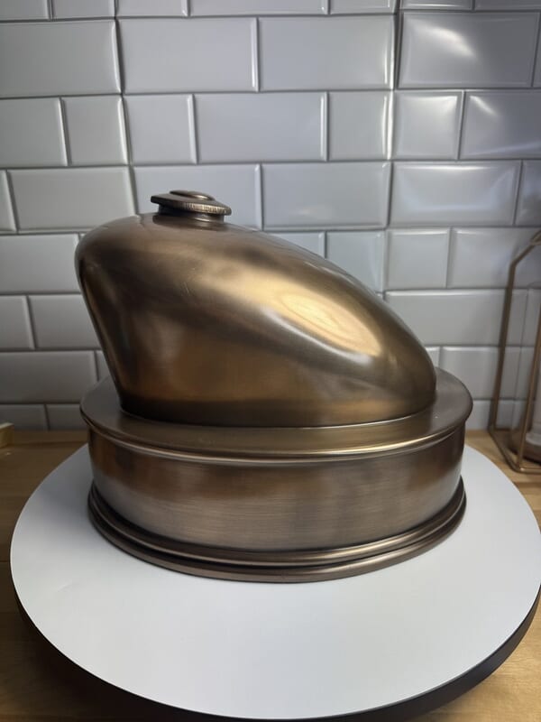 Antique Gas Tank Cremation Urn