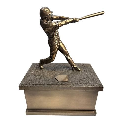 Antique Home Run Baseball Cremation Urn Antique Home Run Baseball Cremation Urn