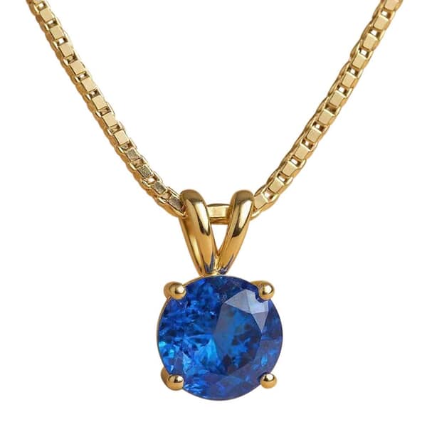 Antique Sea Blue Cremation Diamond Necklace