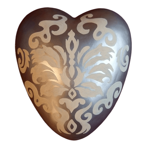 Arabesque Ceramic Heart Urns