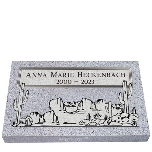 Arizona Granite Grave Marker 20 x 10