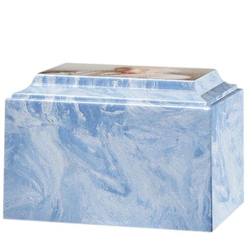 Artic Blue Cultured Photo Urn
