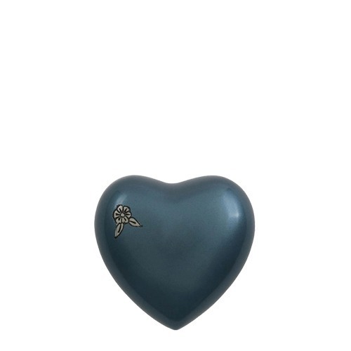 Artisan Azure Heart Cremation Urn