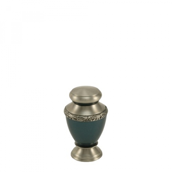 Artisan Azure Keepsake Cremation Urn