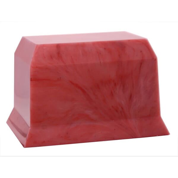 Arura Red Cultured Cremation Urn