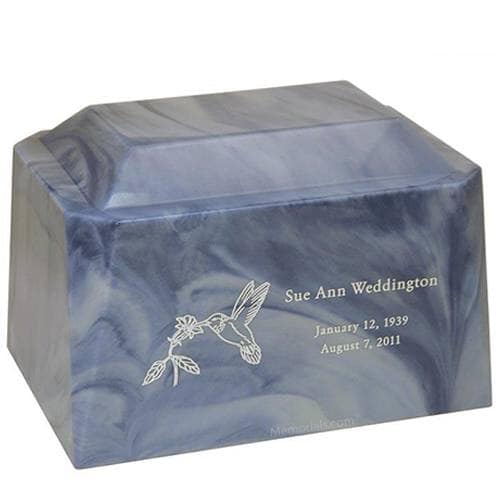 Atlas Blue Cultured Cremation Urn Atlas Blue Cultured Cremation Urn