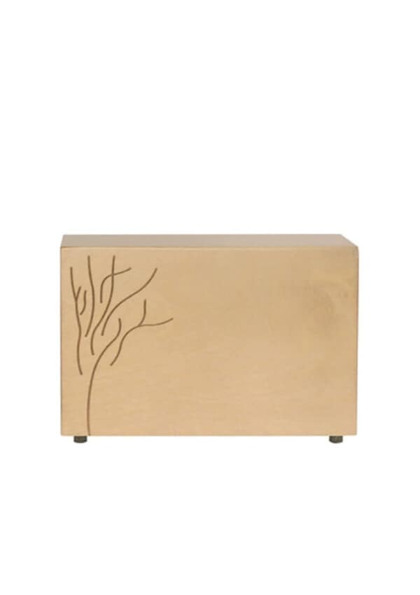 August Wood Cremation Urn