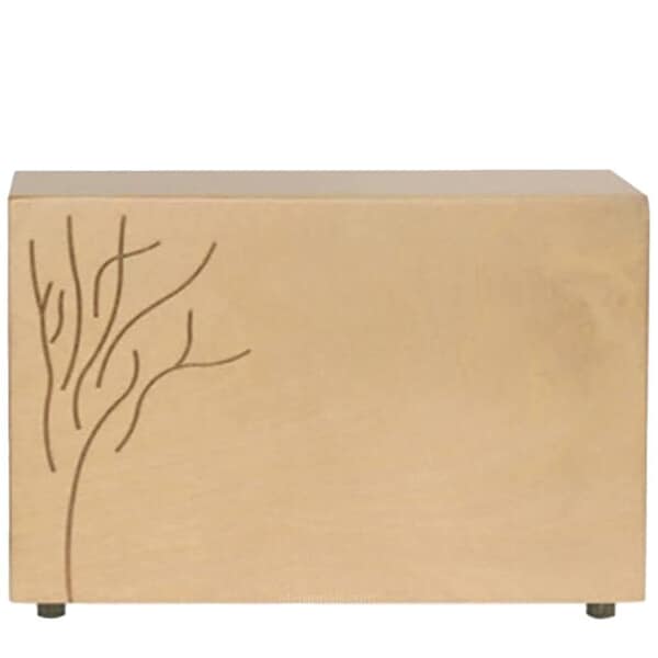 August Wood Cremation Urn August Wood Cremation Urn