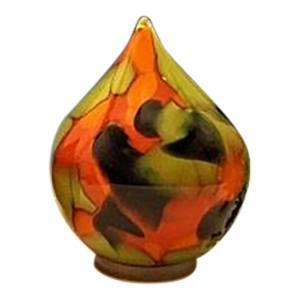 Autumn Tear Glass Pet Urns