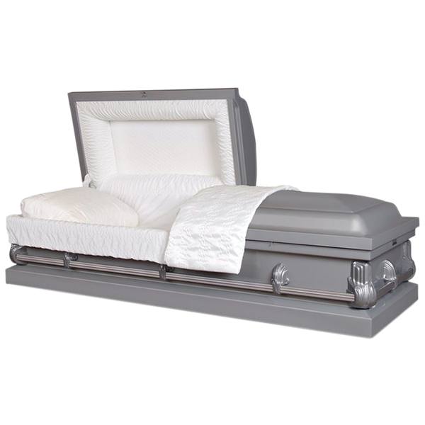 Avon Silver Metal Casket