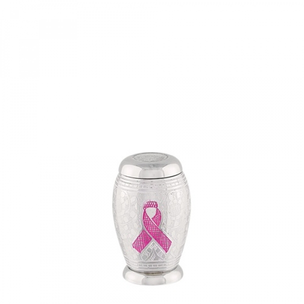 Awareness Pink Ribbon Keepsake Urn