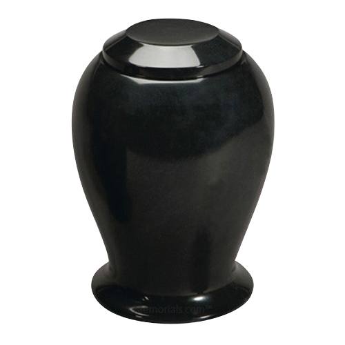 Black Night Marble Cremation Urn
