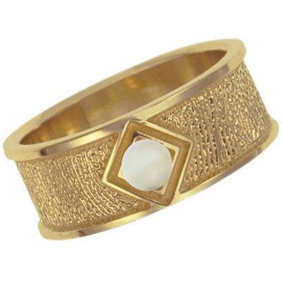 Opal 14k Yellow Gold Ring Print Keepsake