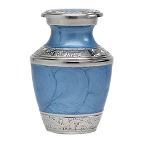 Baby Blue Keepsake Cremation Urn