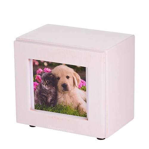Baby Pink Small Photo Pet Urn